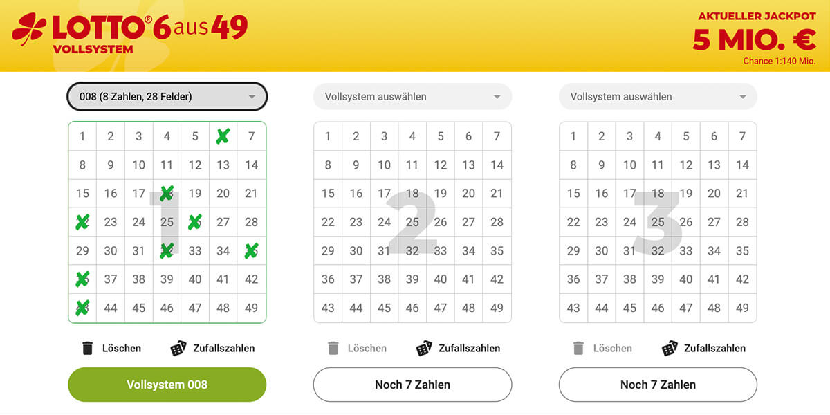 Lotto Vollsystem 008 Erfahrungen